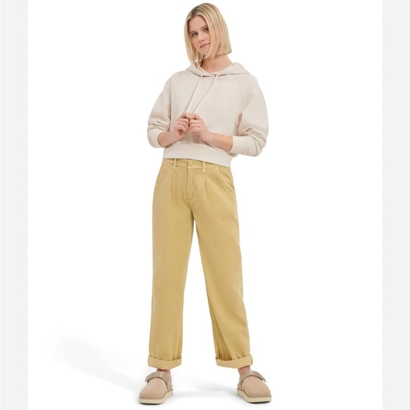 NWT UGG women Helene Hoodie sweatshirt cream neutral XL - Picture 5 of 13